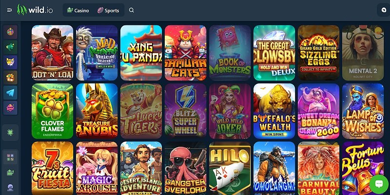 wild.io homepage
