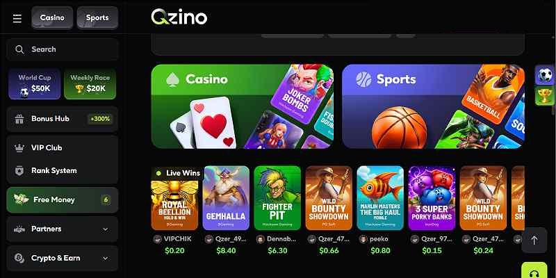 qzino homepage