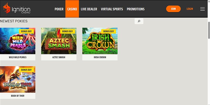 ignition homepage