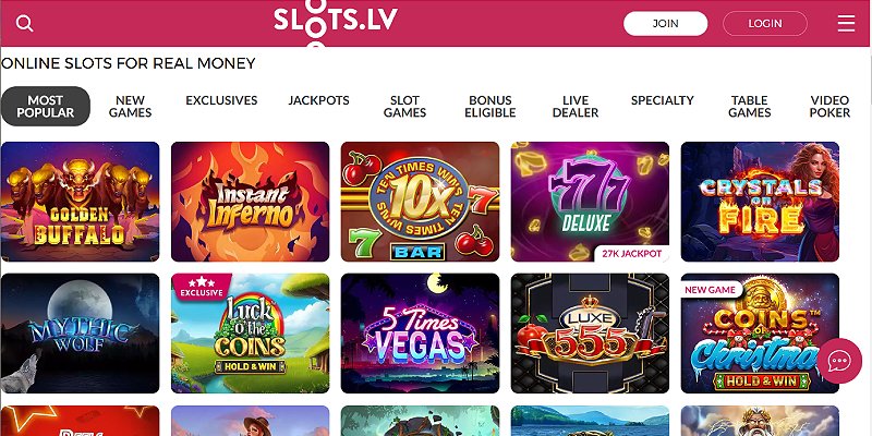 Slots.lv online casino