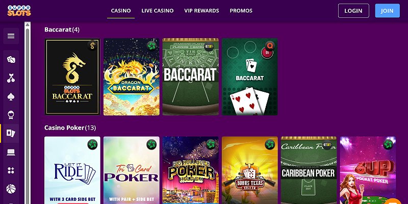 super slots homepage
