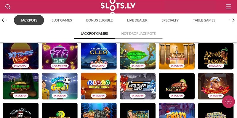Slots.lv online casino for Oklahoma players