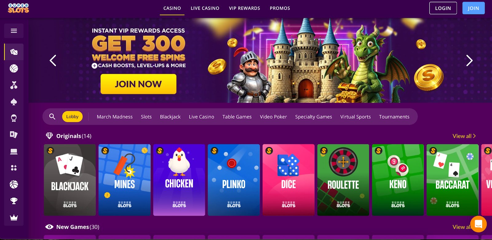 Super Slots online casino