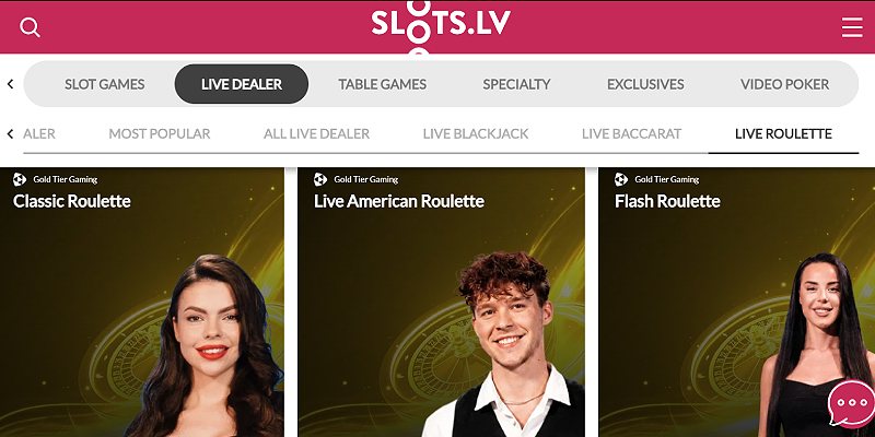 Gold Tier Gaming roulette options