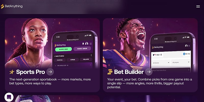 BetAnything TX sports betting app
